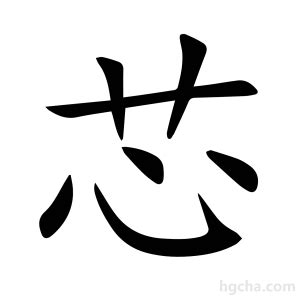 芯字意思